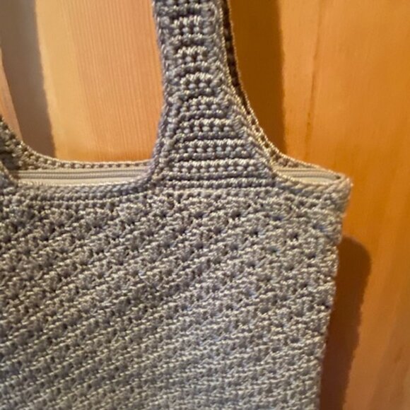 The Sak Brown Woven Crochet Boho Shoulder Bag Vintage - Picture 5 of 5